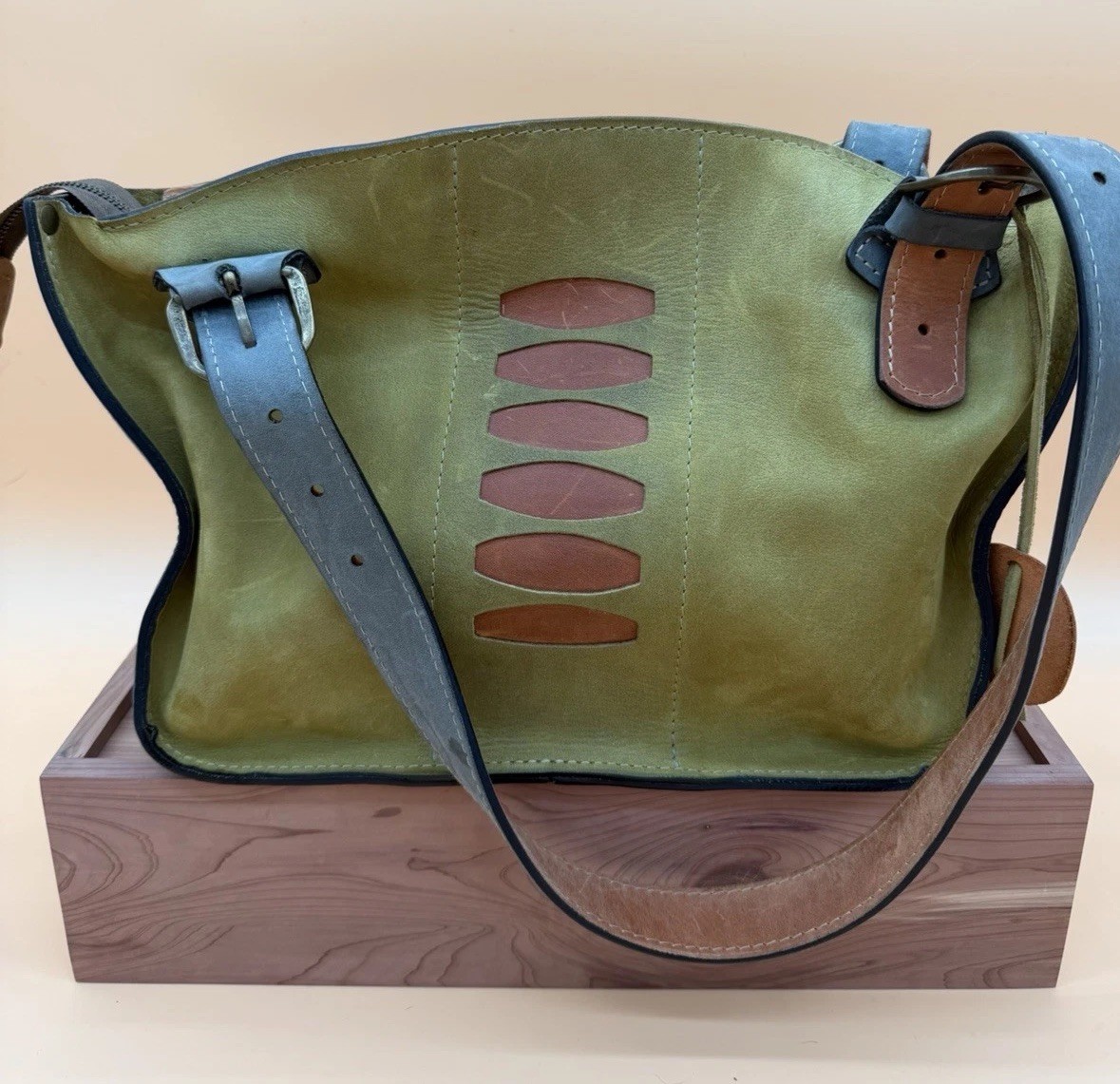 LadyBug Limited Collection Handmade Leather Bag Artisan Boho Crossbody Tote
