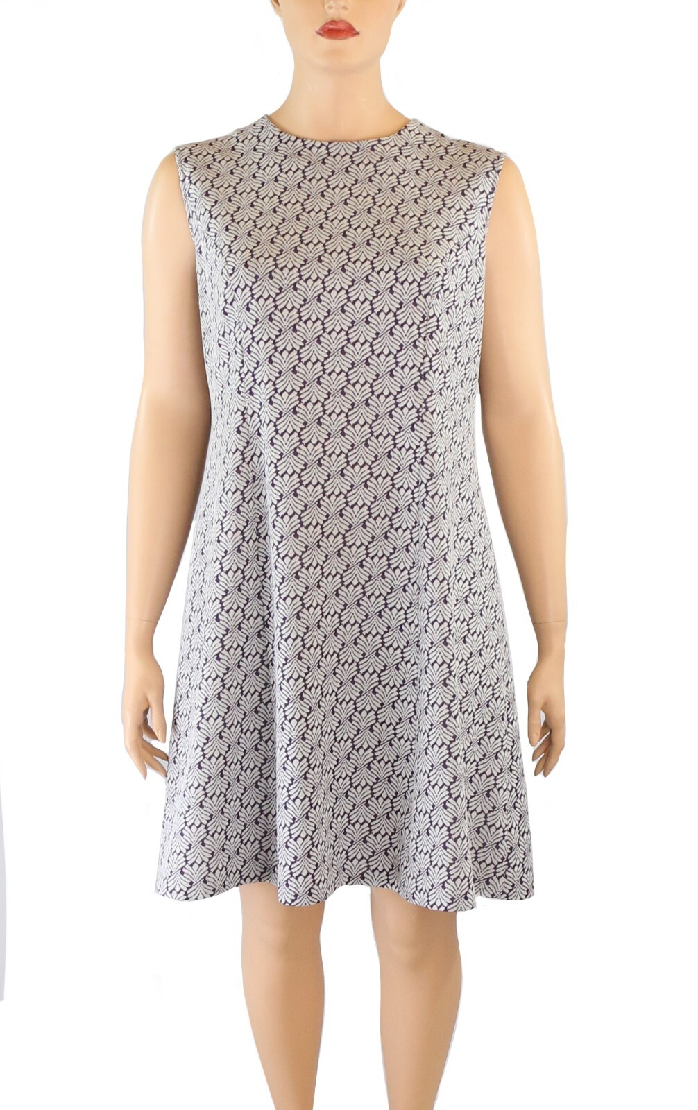 Shaker Square by Bill Sims Vintage 60s Purple Knit Shift Cocktail Dress sz 20