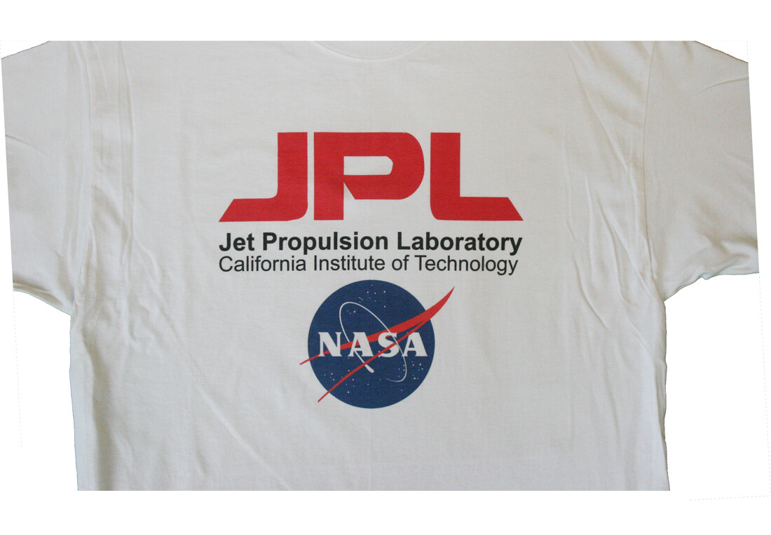 Jet Propulsion Laboratory JPL and NASA Official Logo T-Shirt Small – XXXXX-Large