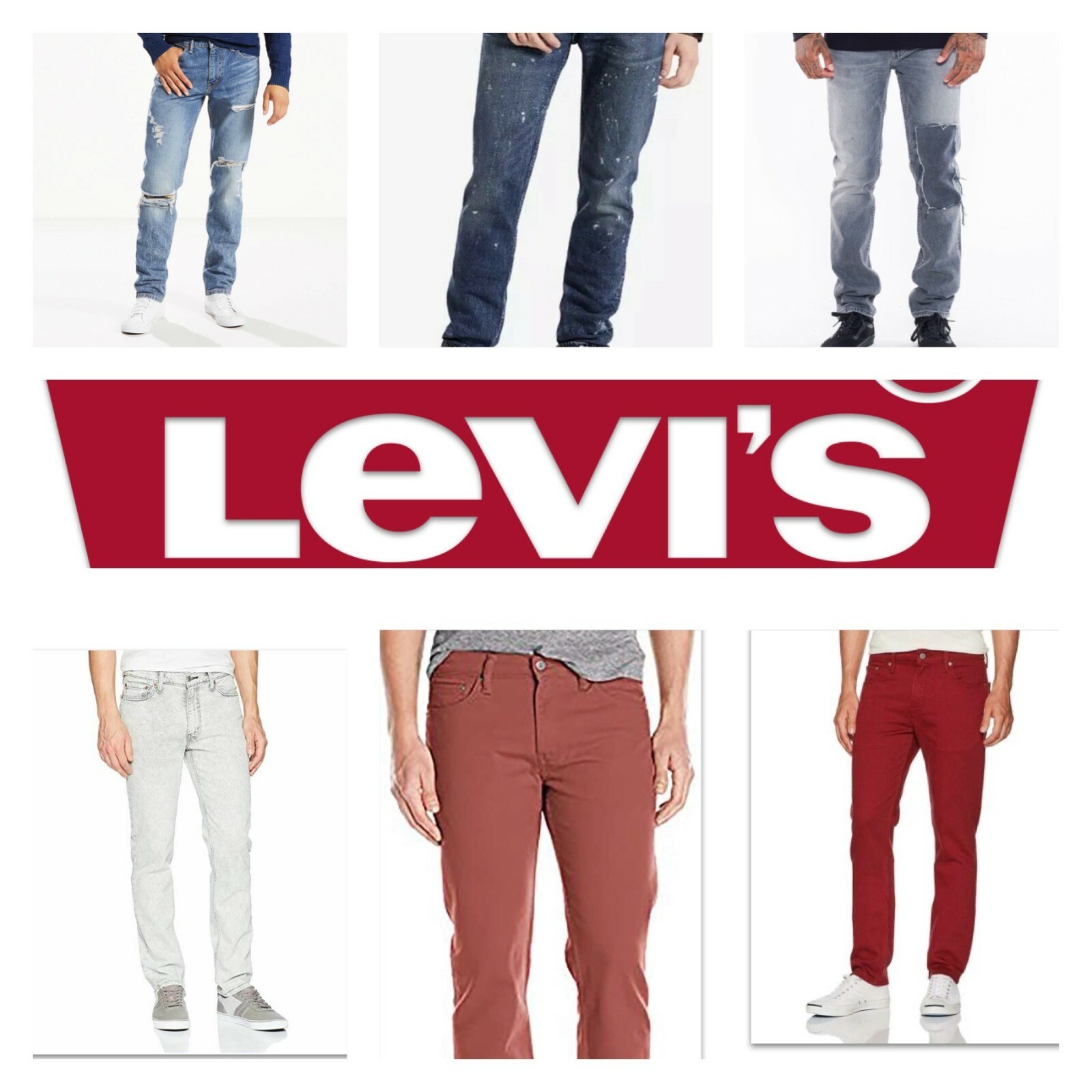 Levi’s 511 Men’s Denim Slim Fit Jeans Many Colors Many Sizes Levis 511
