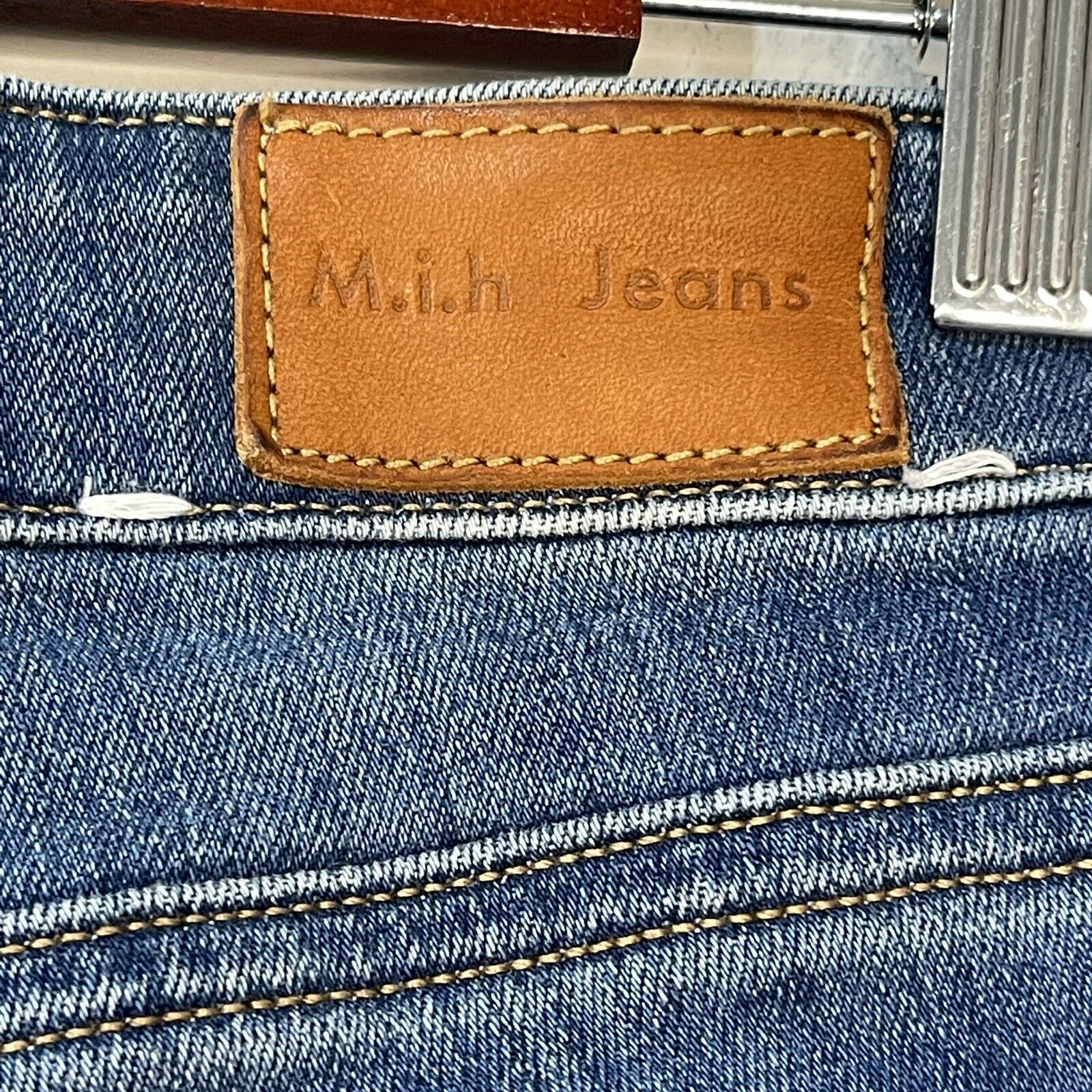 Anthropologie M.i.H. Jeans Size 27 Bridge High Rise Medium Wash Skinny Jeans