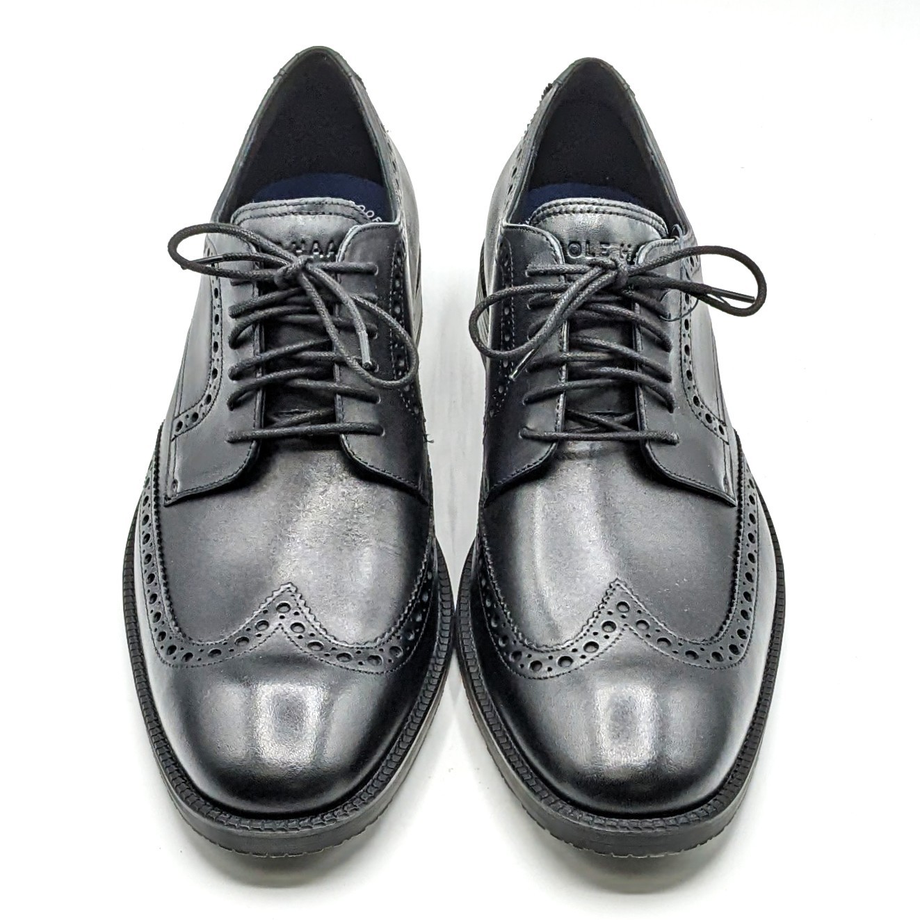 Cole Haan “Modern Essentials Waterproof Wing Tip Oxford” Men’s Shoe [Black] NEW