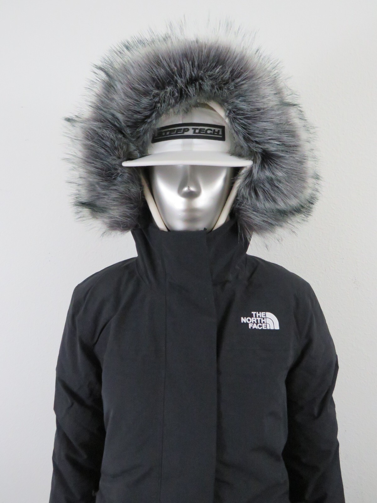 Womens The North Face Arctic Parka Down Waterproof Warm Winter Jacket Black $350