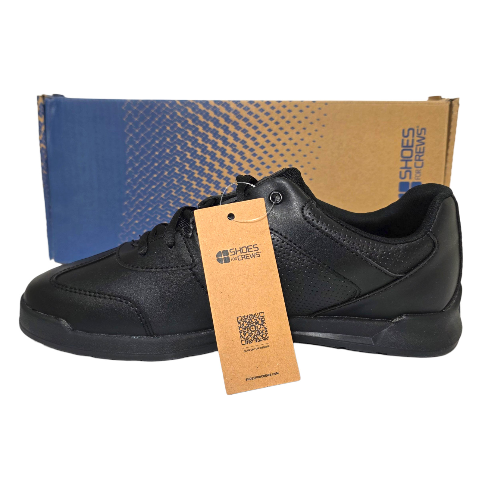 Shoes for Crews Freestyle II Work Shoes Slip Resistant Men’s Size 8 & 8.5 Black