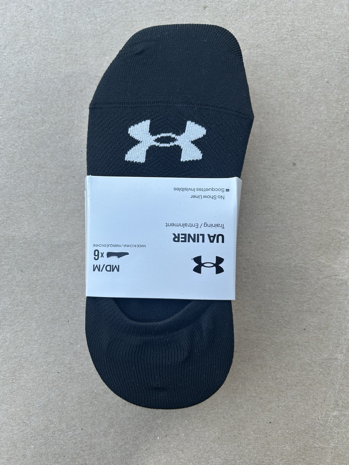 Under Armour Women’s UA Breathable Liner No Slip No Show Socks, 6 Pairs,