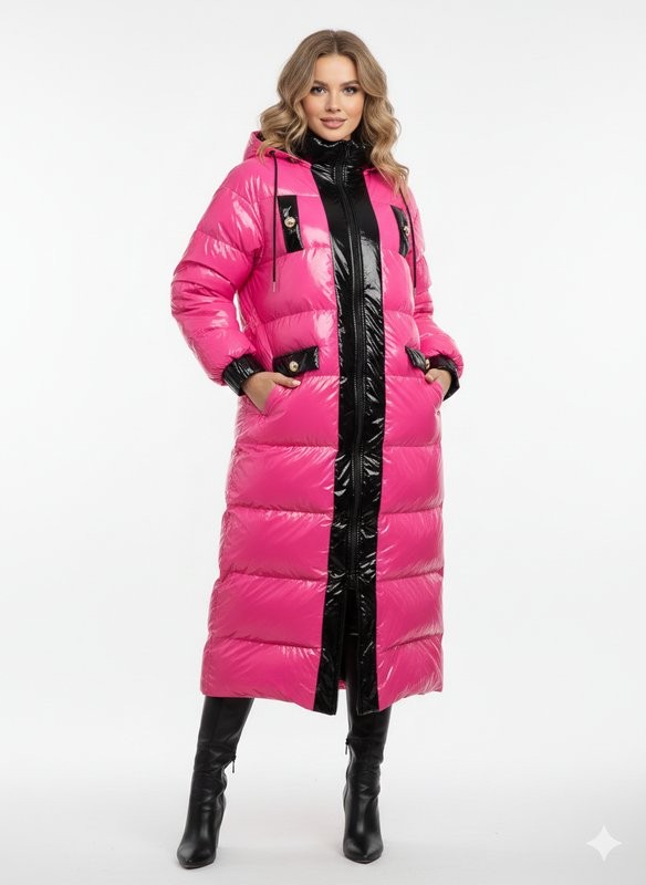 women moschino puffer pink 36 / S / 44