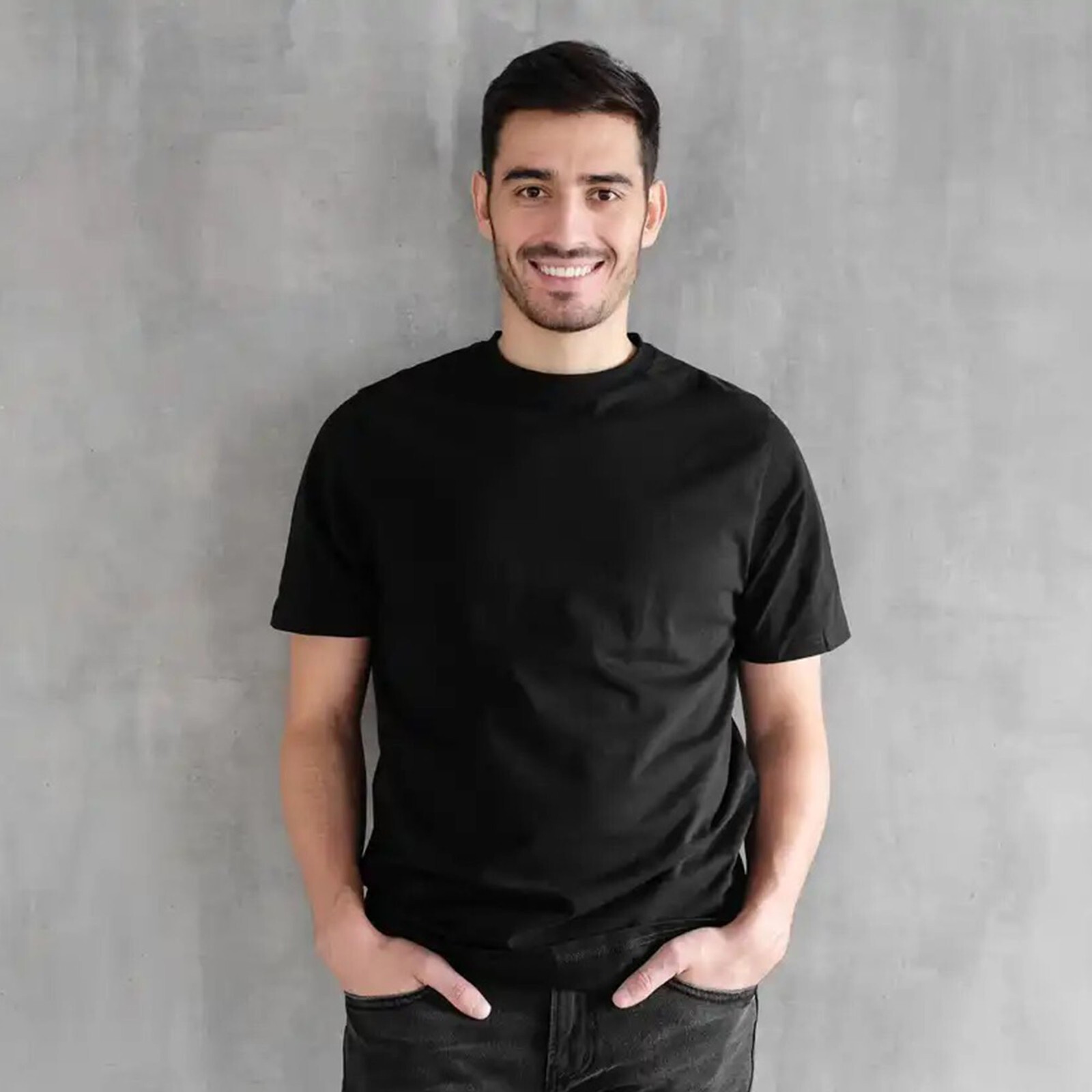 Gildan Heavy Cotton Rib Collar and Taped Neck Assorted Colors T-Shirts Pack of 6