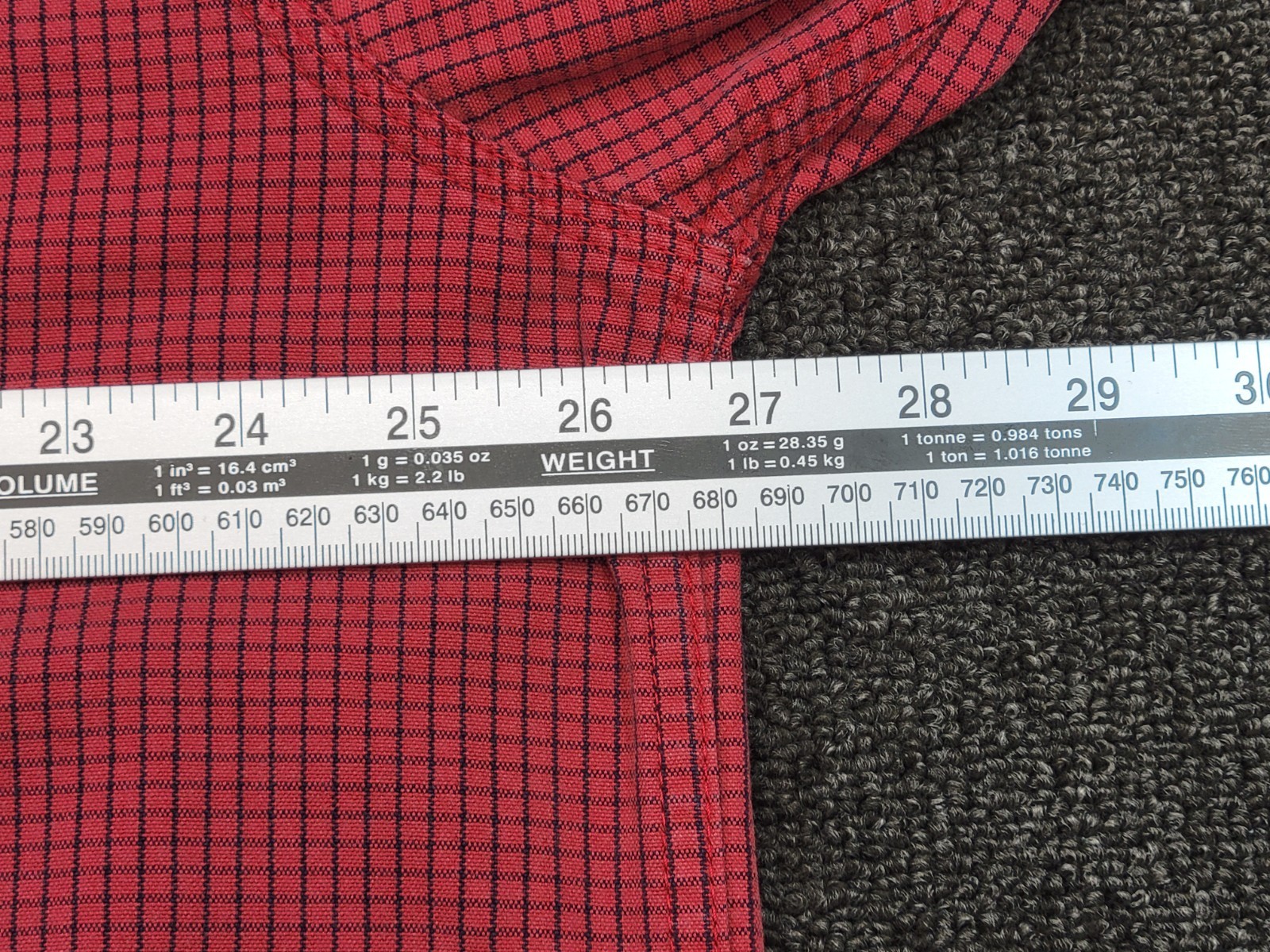 Tyndale FR Button Shirt Mens 2XLN Red Flame-Resistant CAT 2 ARC Rating 9.1 USA
