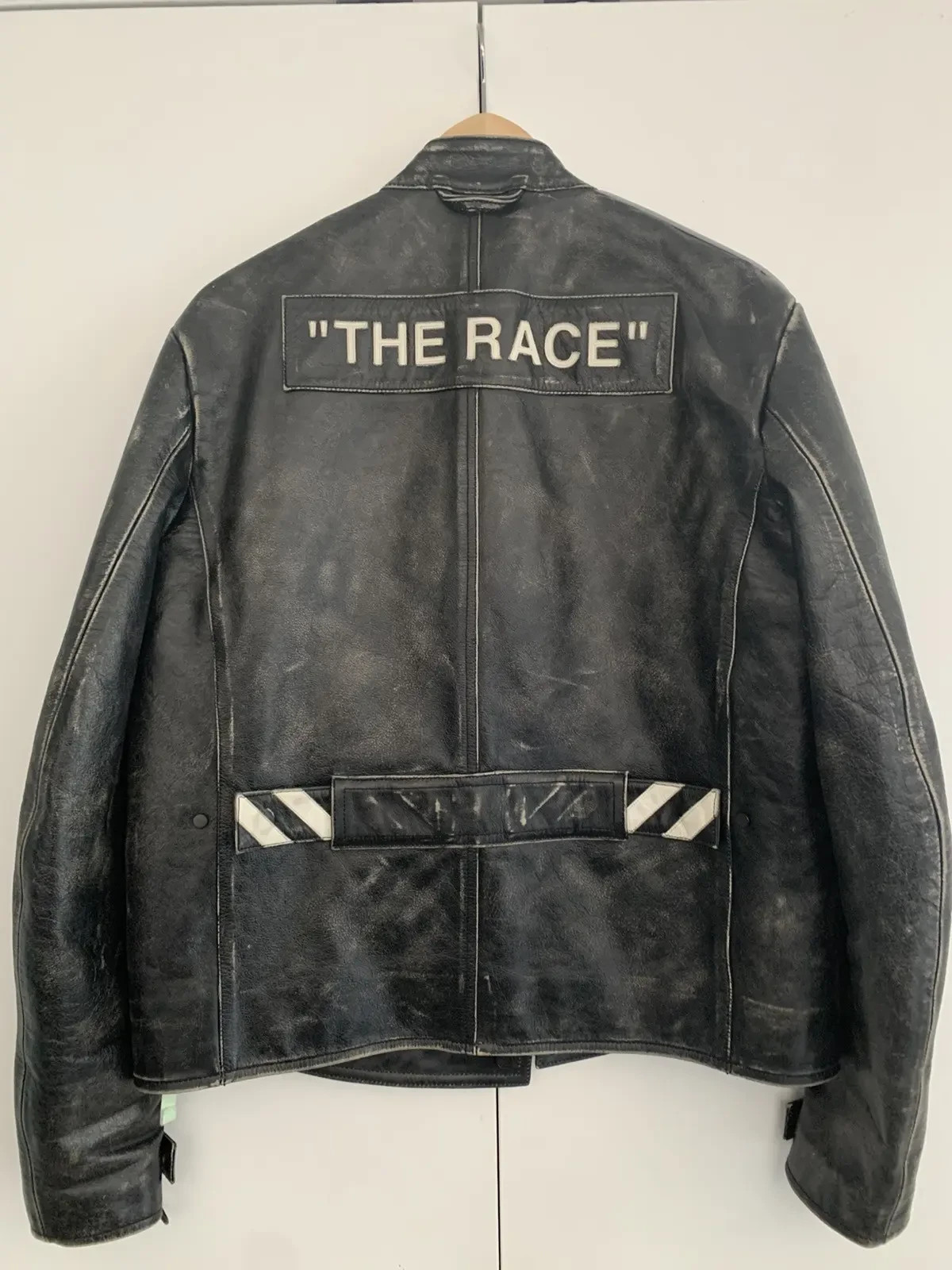Ultra Rare Off-White Virgil Abloh Leather Jacket — 2013 Founding Era