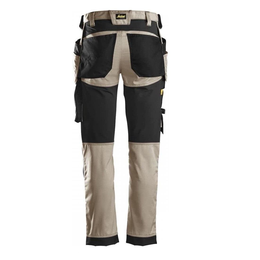 Snickers Workwear AllroundWork Stretch Mens Work Pants 36/32 Relaxed Khaki/Black