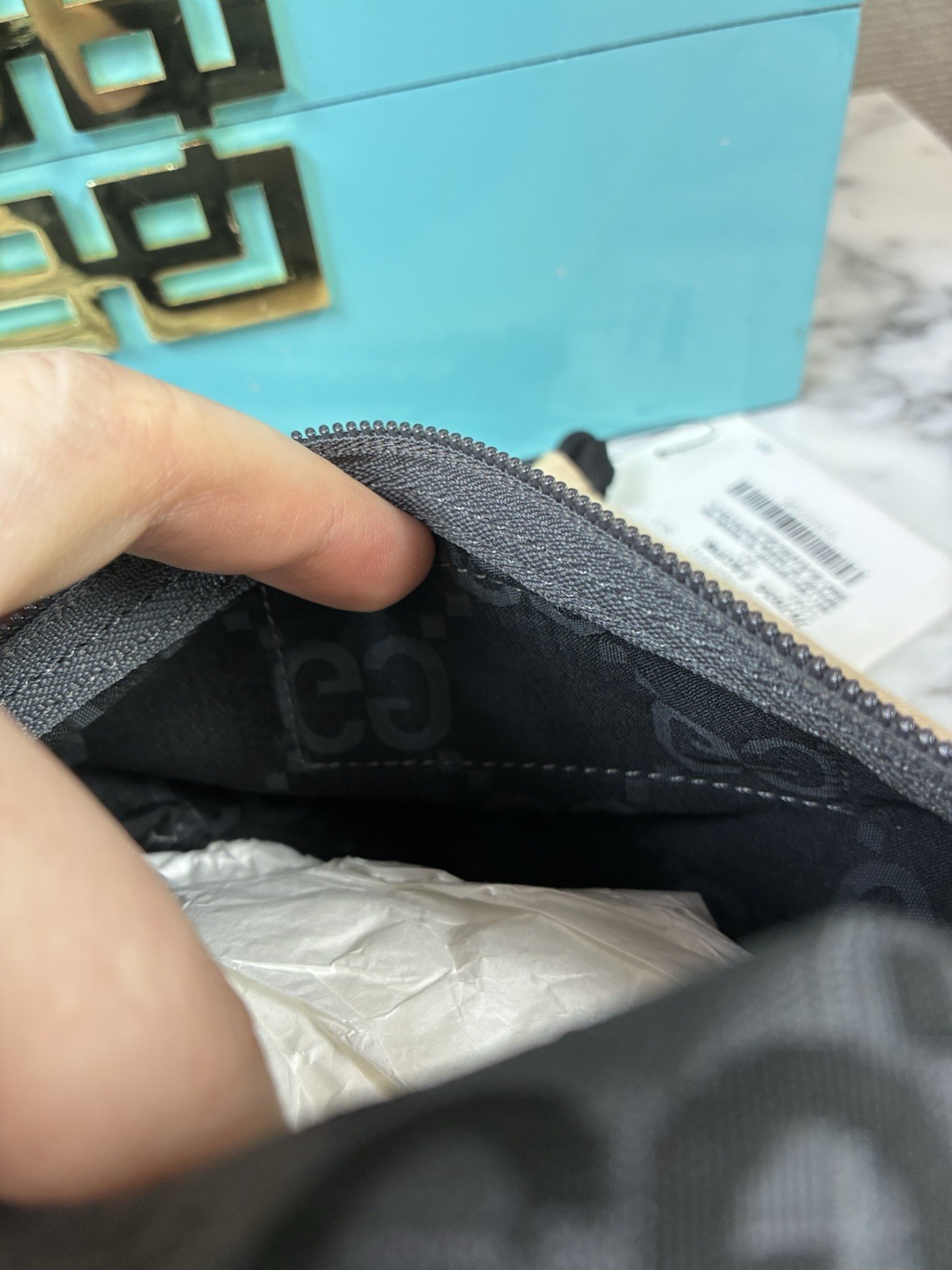 Gucci GG Ripstop Gray & Black Unisex Fabric Belt Bag Size 80cm – NWT Authentic