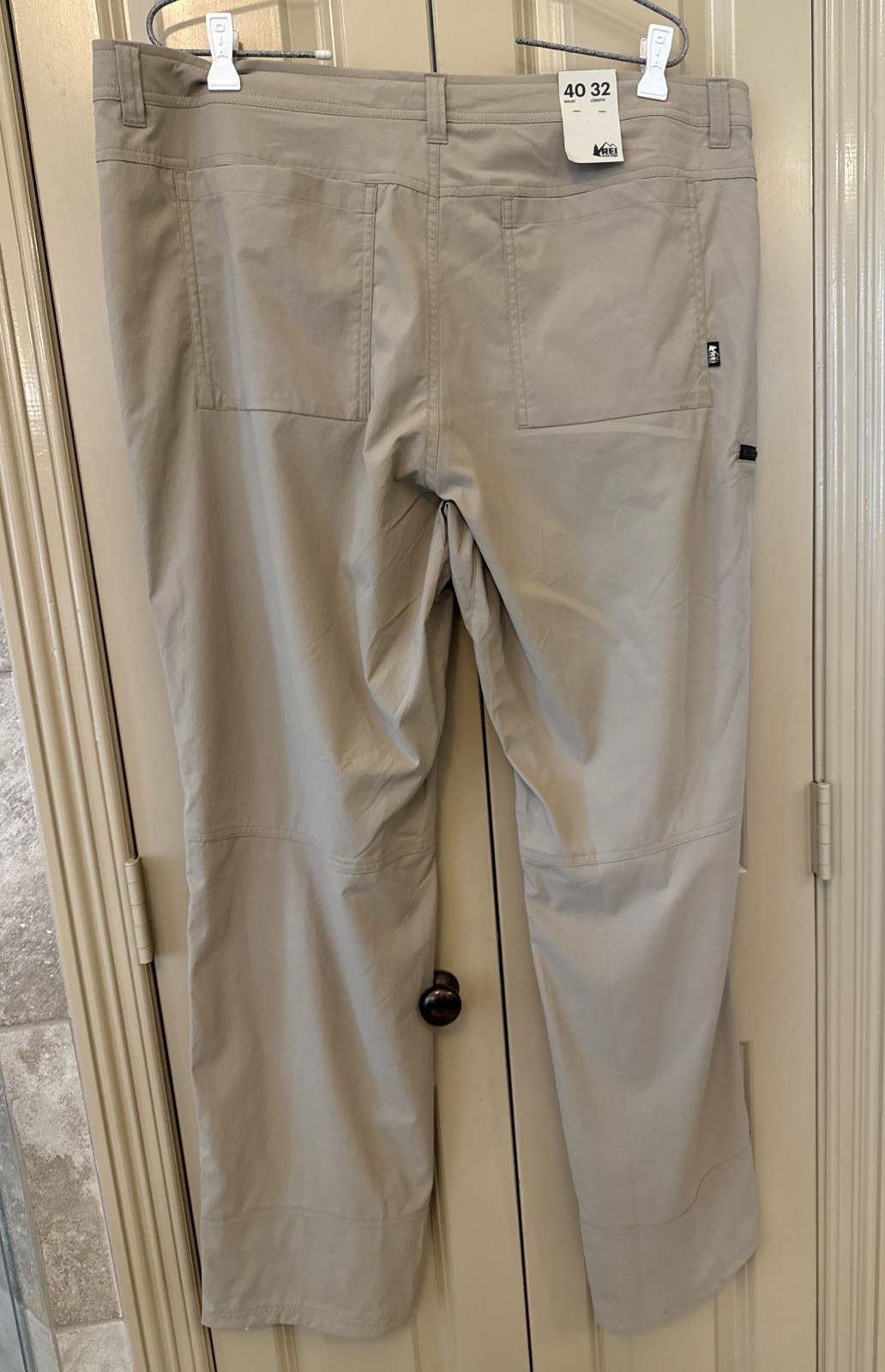 REI Coop Trailmade Hiking Pants 40 X 32 Tan Outdoor Cargo Nylon Stretch NWT