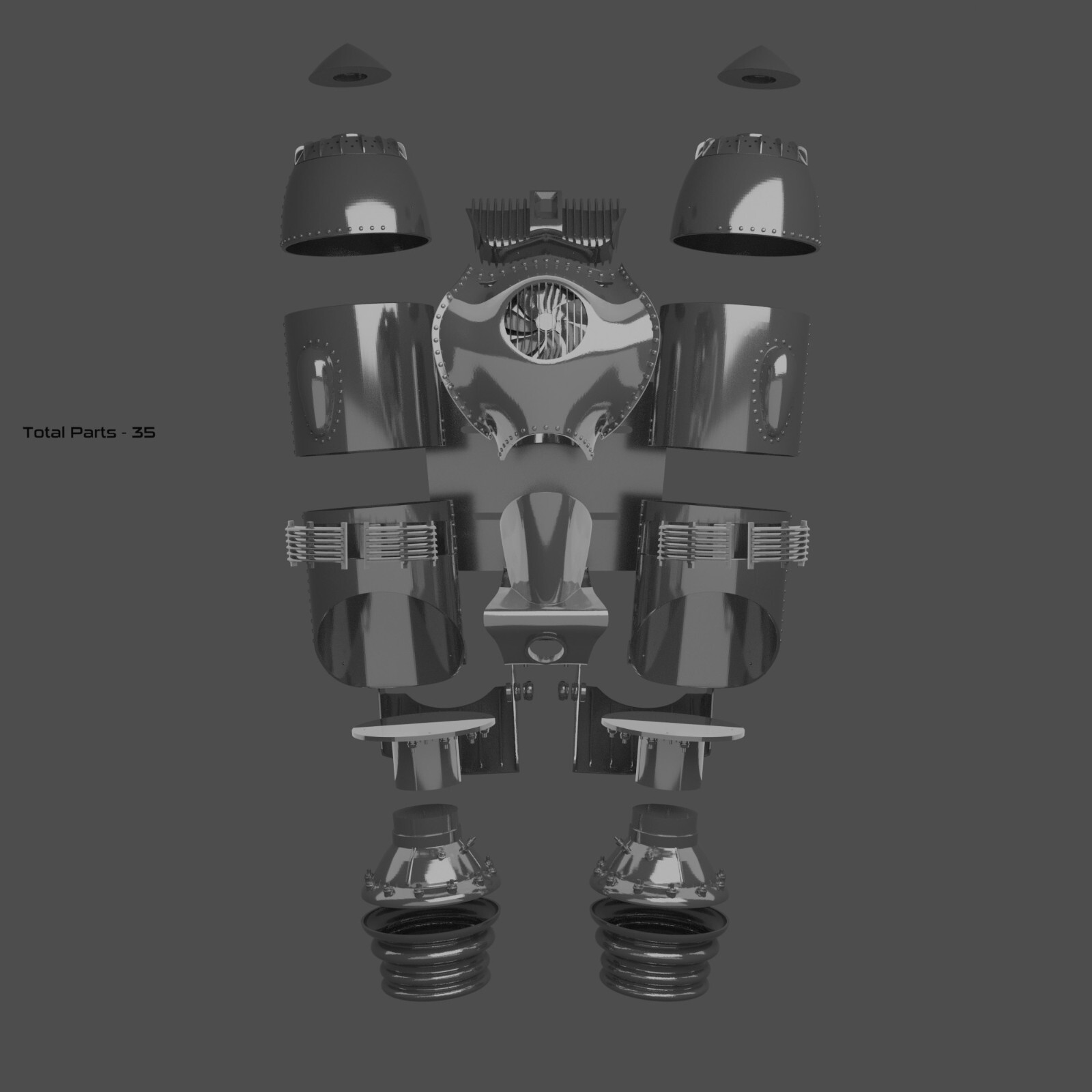 Jetpack for Rocketeer Costume | Full Size Wearable Jet Pack | Raw DIY Kit
