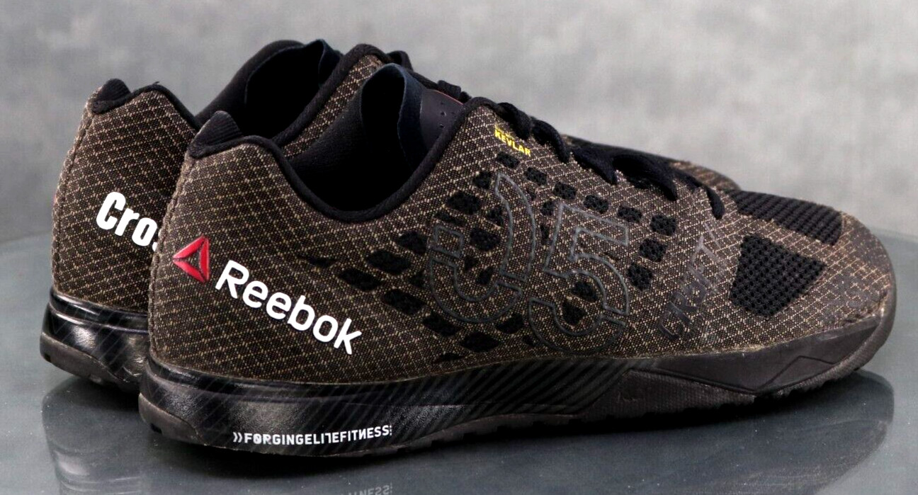 Reebok Crossfit Nano Kevlar Women’s Trainers Shoes Size 9.5 Black Brown
