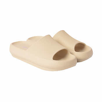 32 Degrees Ladies’ Size X-Large (11-12) Cushion Slide Shower Sandal, Tan