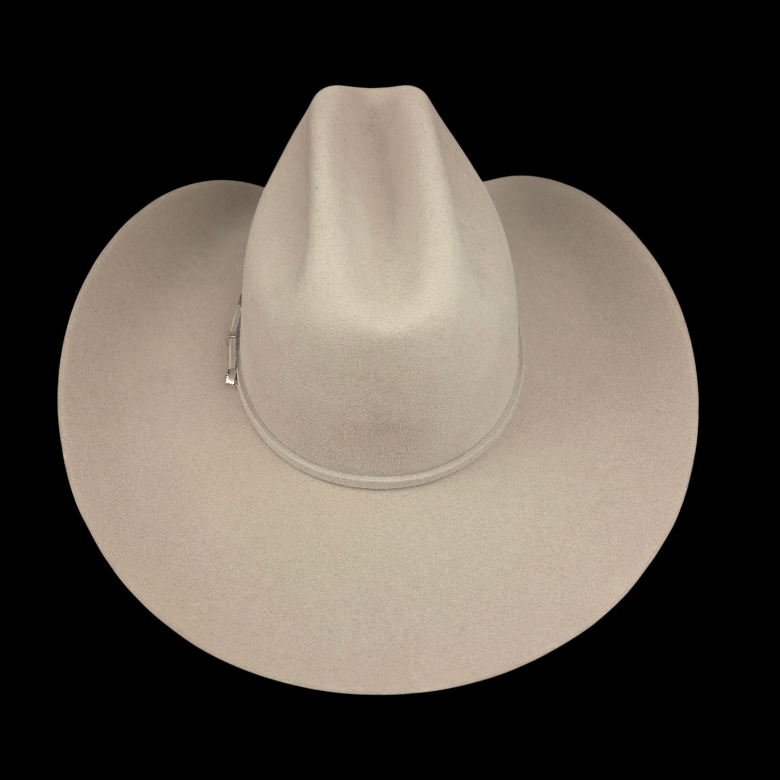 Rodeo King 7X Beaver Felt Cowboy Hat Style 65 Cream Made in USA Size 6-7/8