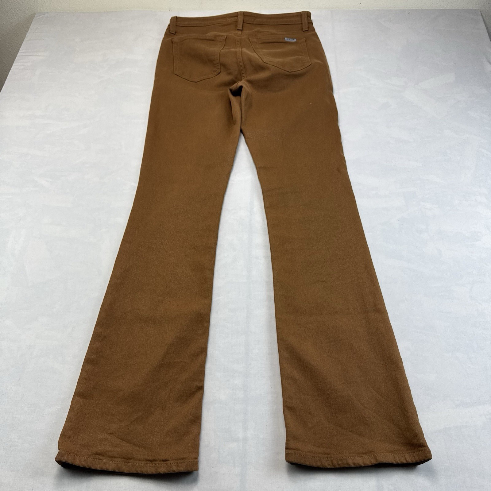 Joe’s Jeans Women’s 29 High Rise Coated Caramel Flare Jeans
