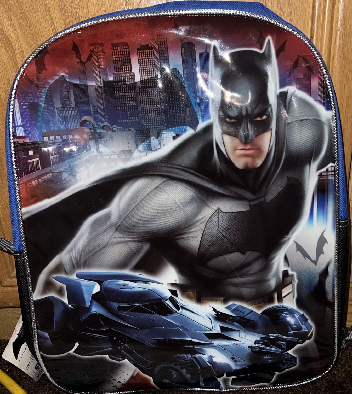 DC Comics Batman vs Superman 16″ Large Backpack School Book Bag NWT