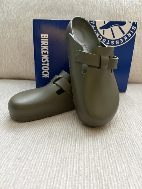 Birkenstock Boston EVA Men’s Sandals Khaki 1026215 Size 11 (EU44)