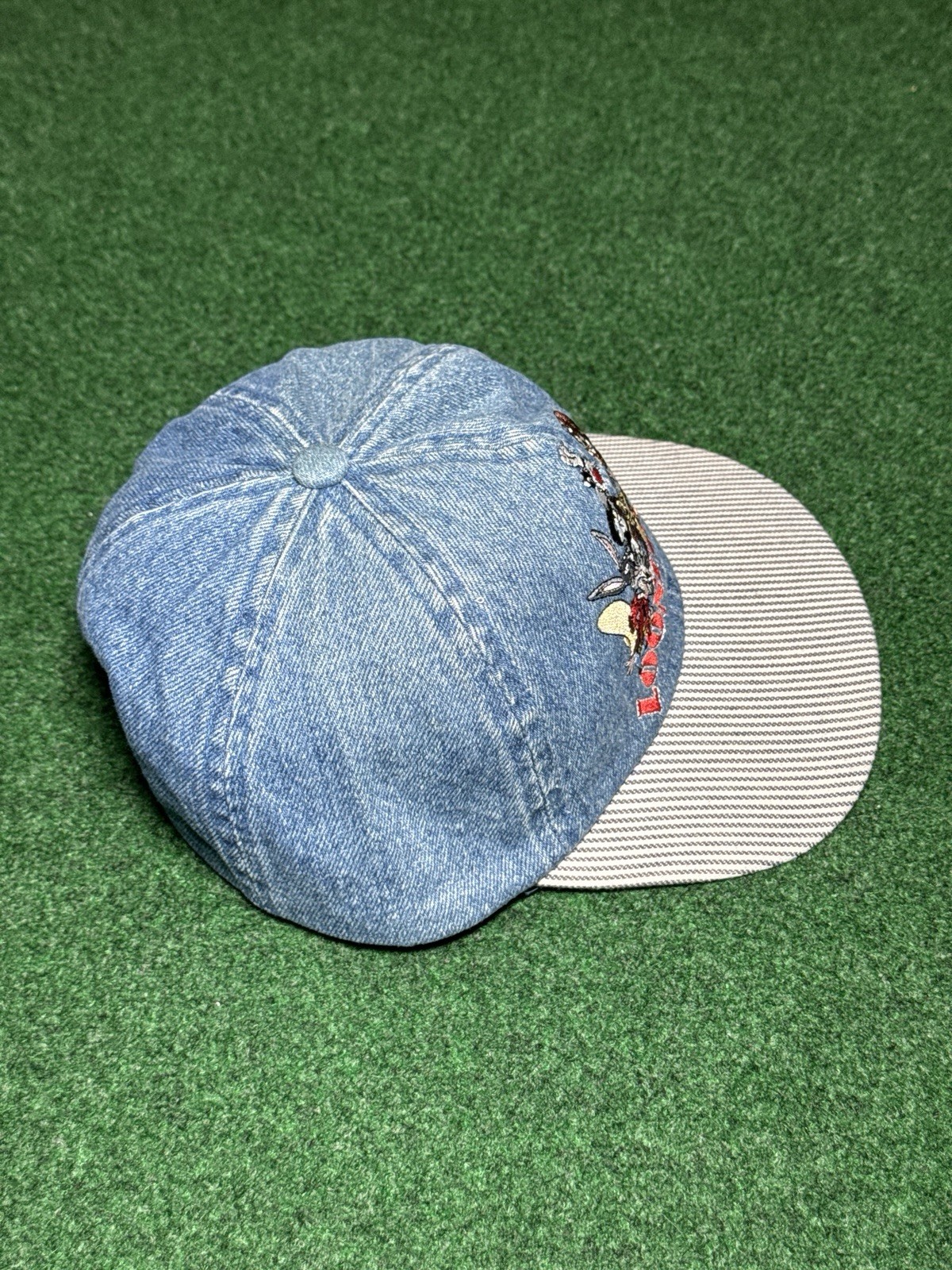 Looney Tunes Sample Hat Vintage Kids 90s RARE Baseball Cap Hat Cartoon Character