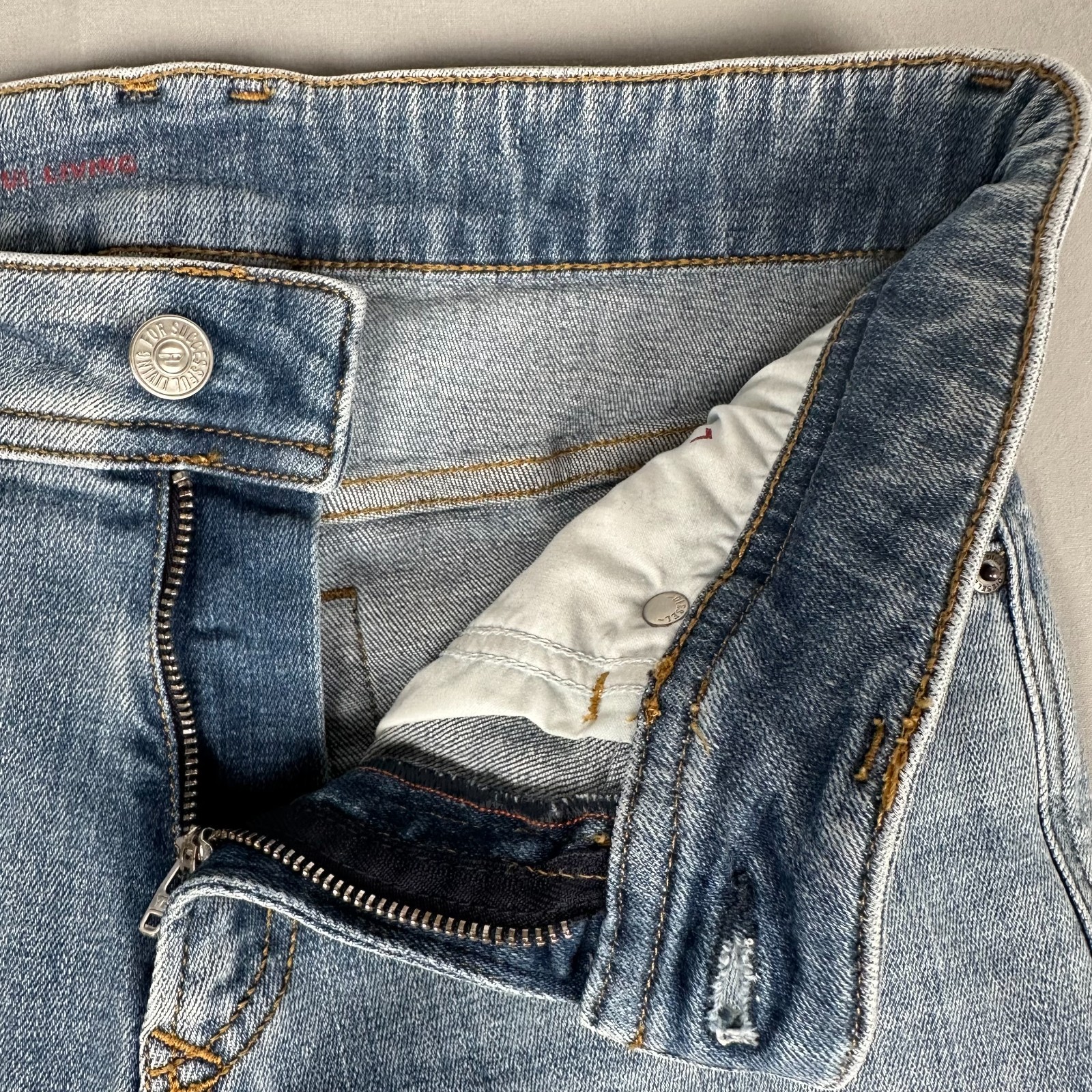 Diesel 1979 Sleenker Jeans Men 28×32 Blue Slim Skinny Stretch Denim A03594