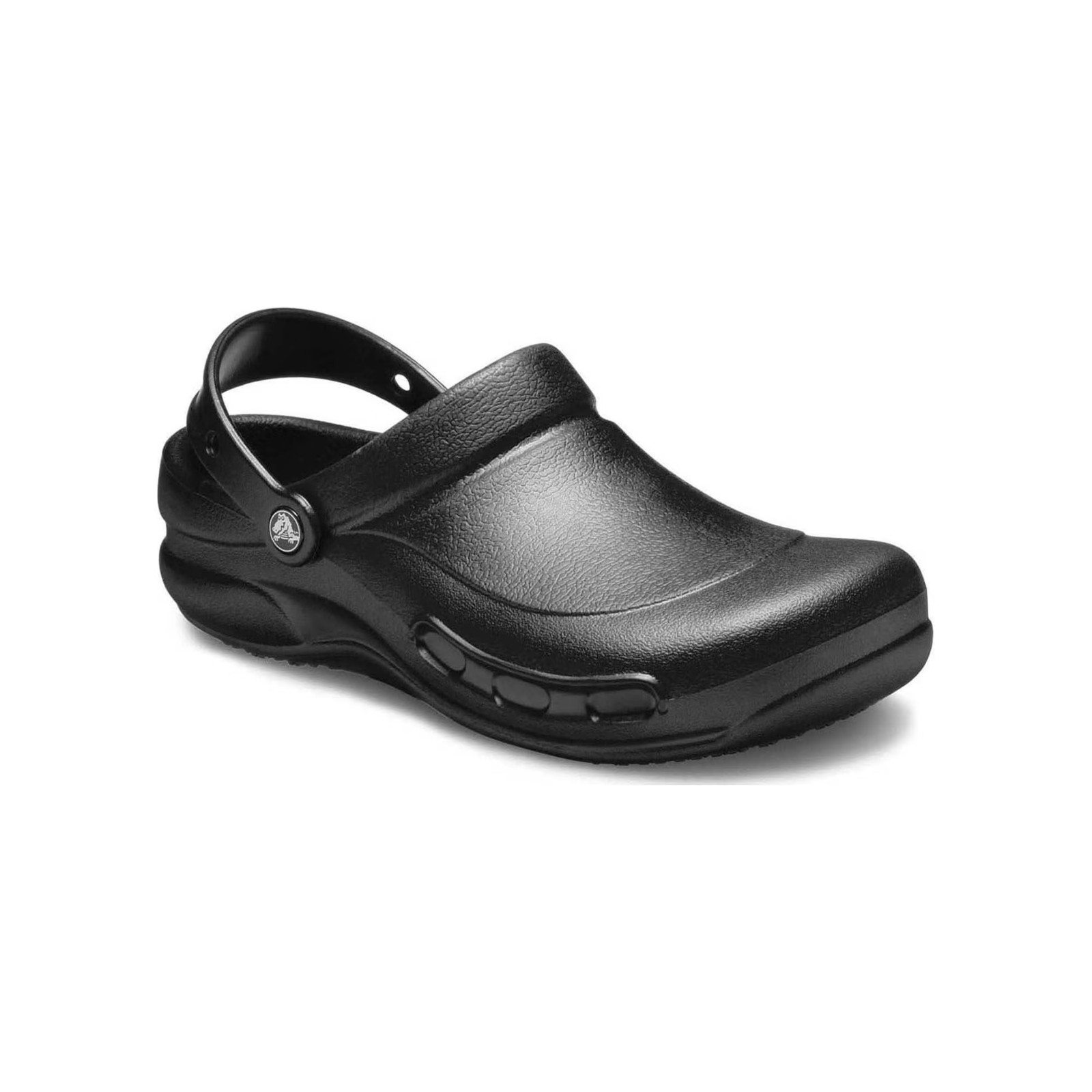 Crocs at Work Unisex Bistro Slip Resistant Clog Lightweight Black Width Medium