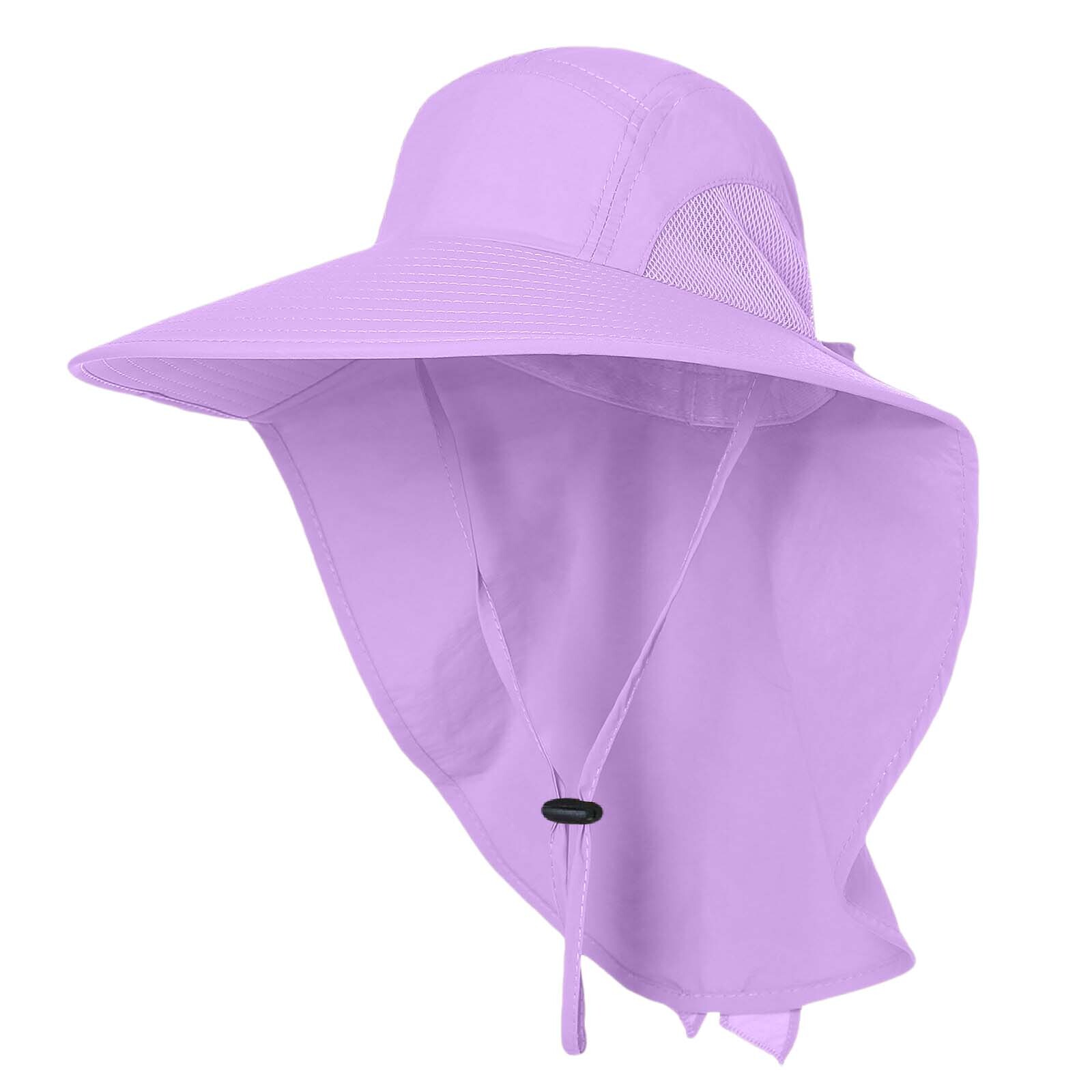 UPF 50+ Sun Protection Hat for Men and Women, Wide Brim Outdoor Beach Cap