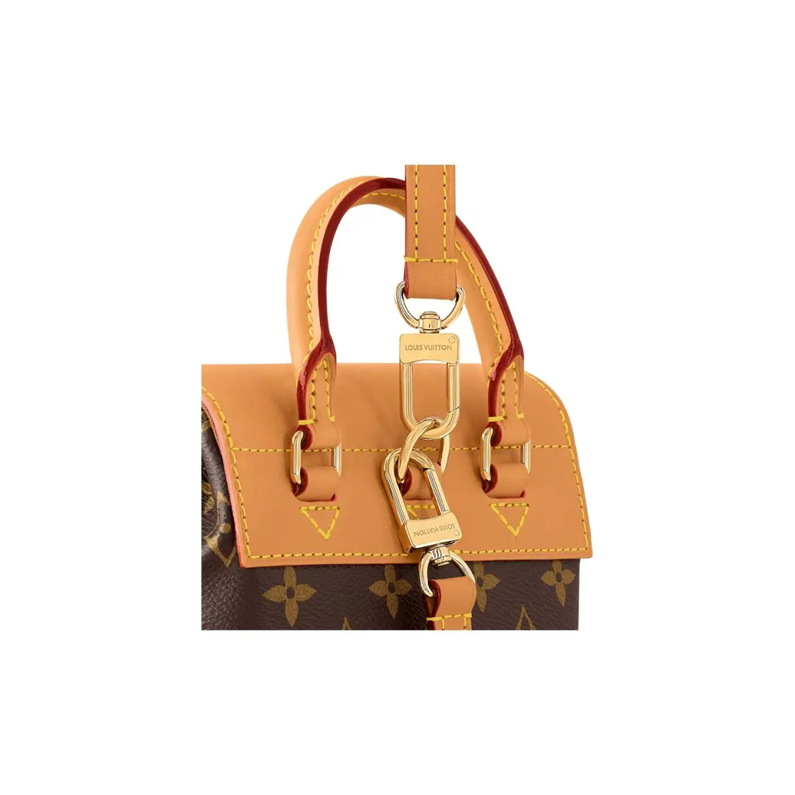 LOUIS VUITTON Soho Coated Canvas Backpack Women’s 6.7×3.1×9.1 in