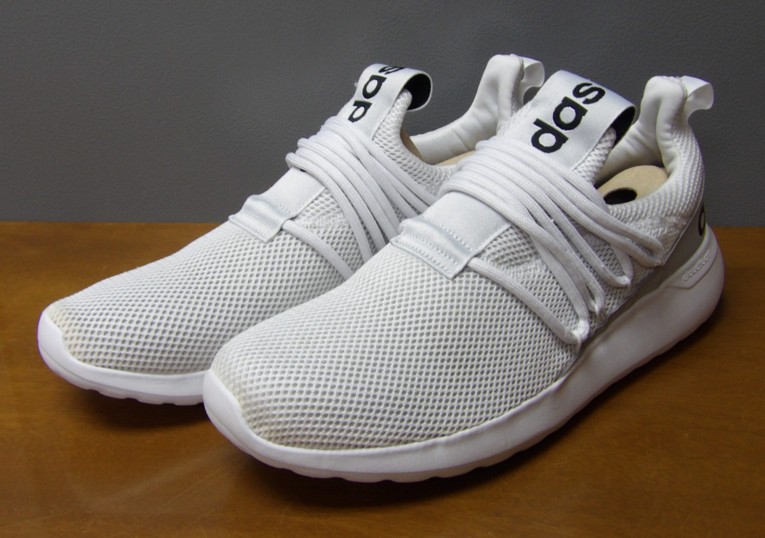 Adidas – Lite Racer Adapt 7.0 – Cloudfoam Running Shoes – White – Size 13