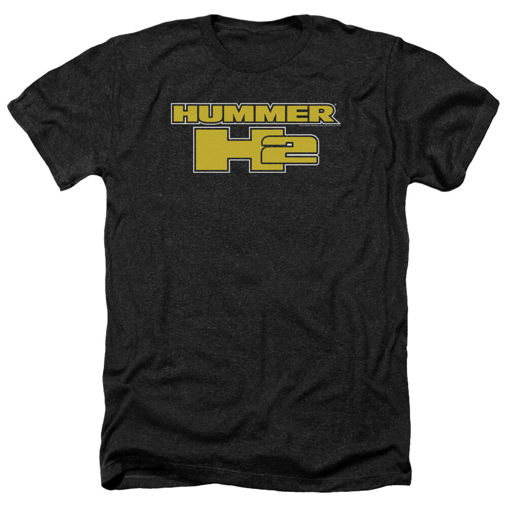 HUMMER H2 BLOCK LOGO Licensed Adult Men’s Heather Tee Shirt SM-3XL