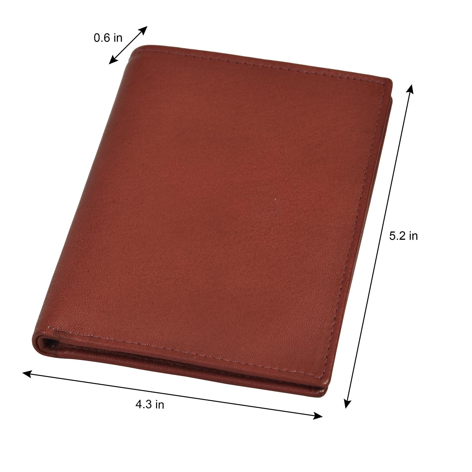 Leatherboss Genuine Leather Men’s Hipster RFID Card Holder Bifold Wallet
