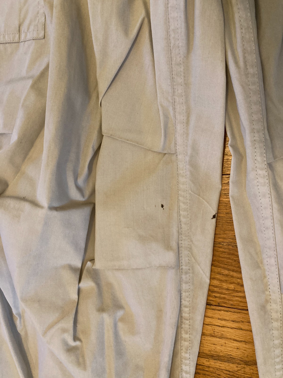 UFO Parachute Pants Light Blue Drawstring M Vintage 90s Cargo Y2K Rave Hip Hop