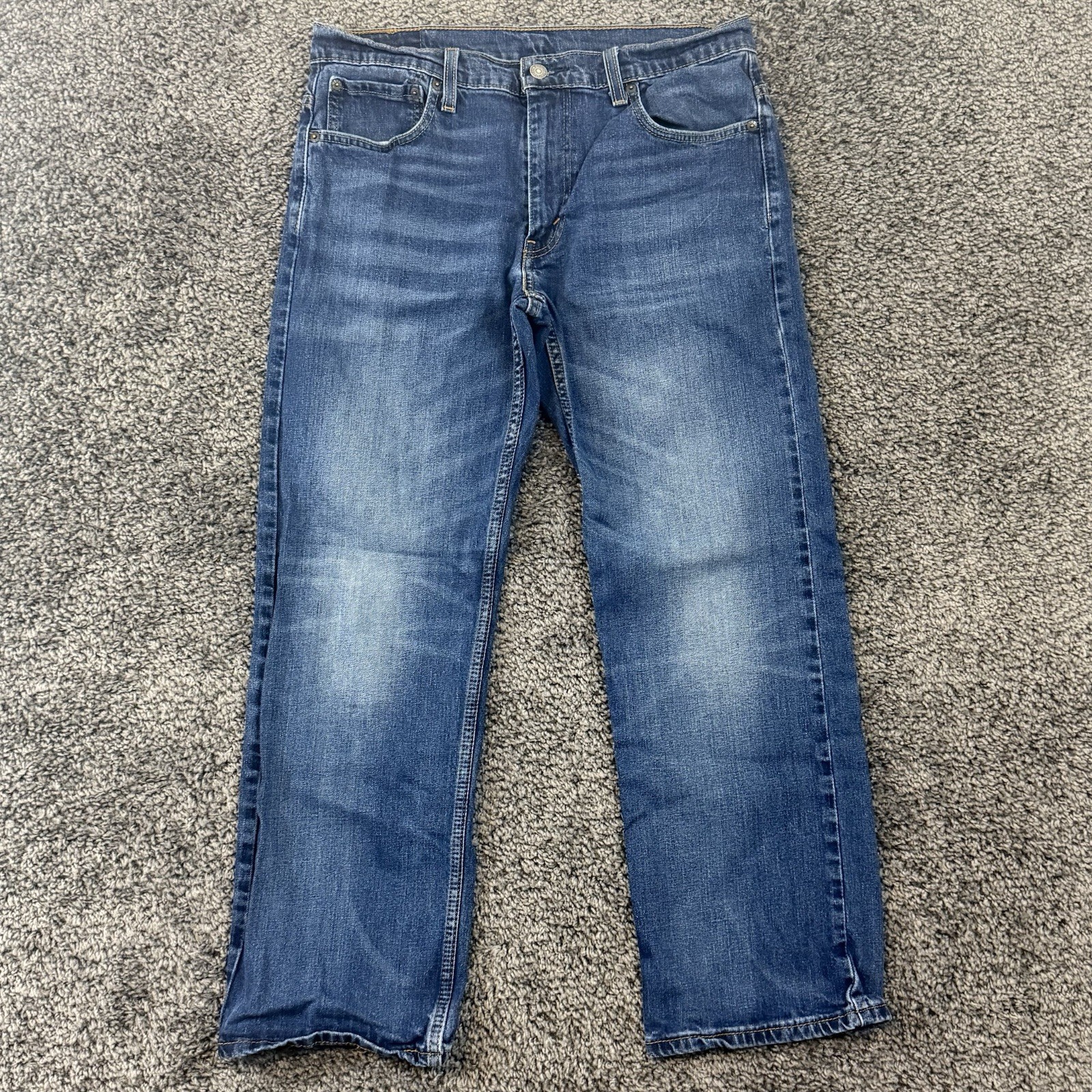Levi’s 569 Jeans Mens 32×30 Blue Medium Wash Straight Relaxed Denim Pockets
