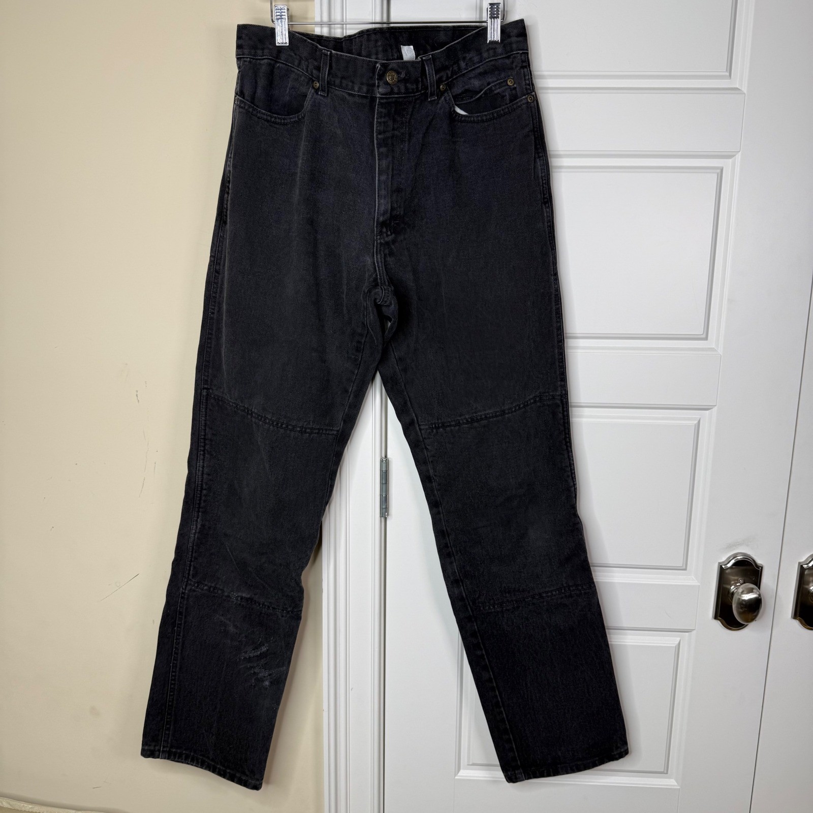 Draggin Jeans Motorcycle Jeans Men 36/34 (35/34) Black Kevlar Lined Riding Biker