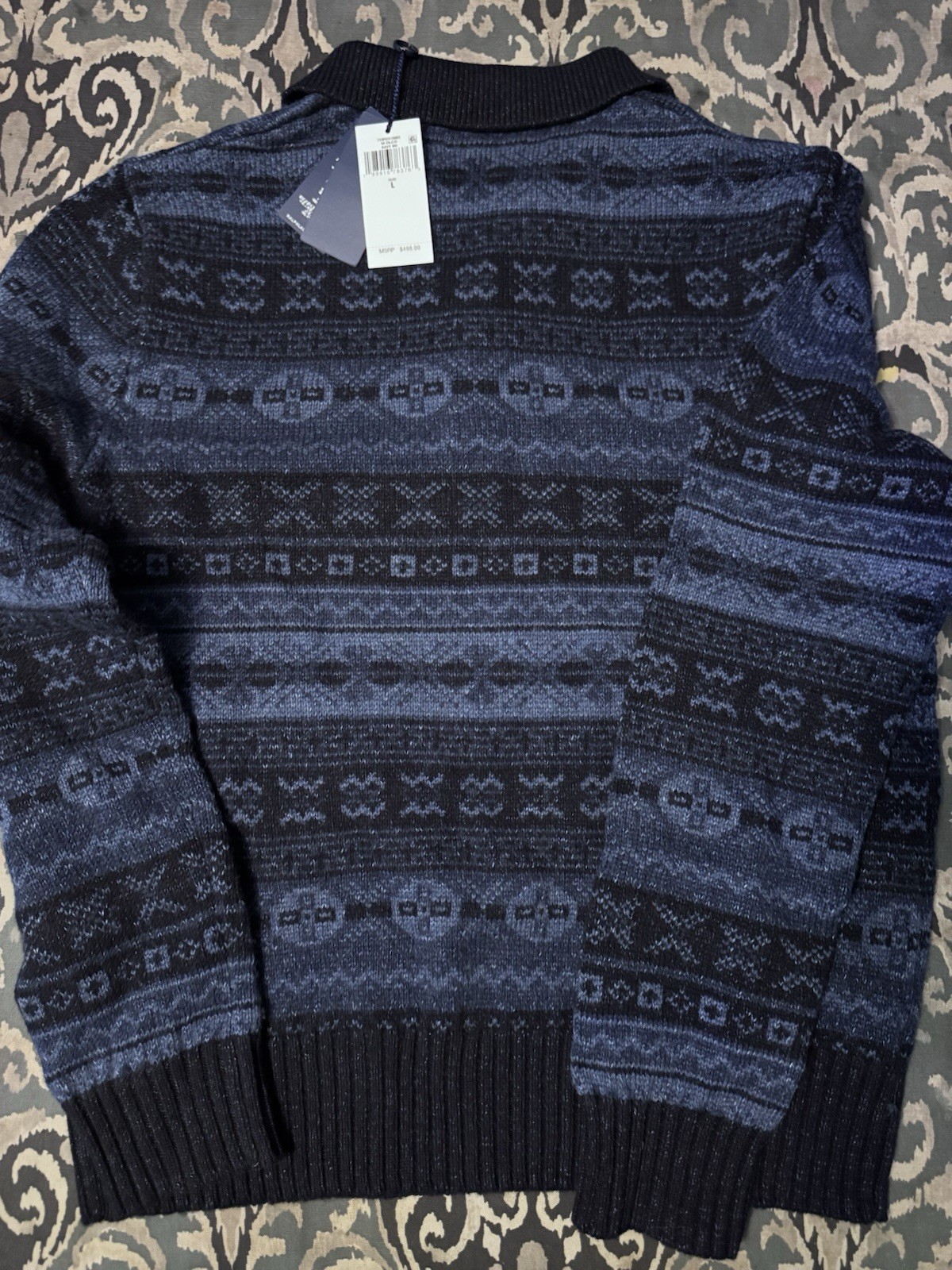 Polo Ralph Lauren Fair-Isle Wool-Linen Sweater