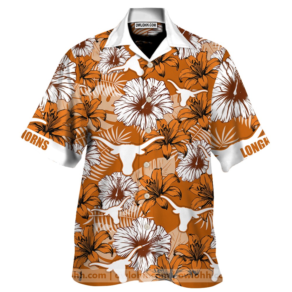 Texas Longhorns Unisex Hawaiian Shirt