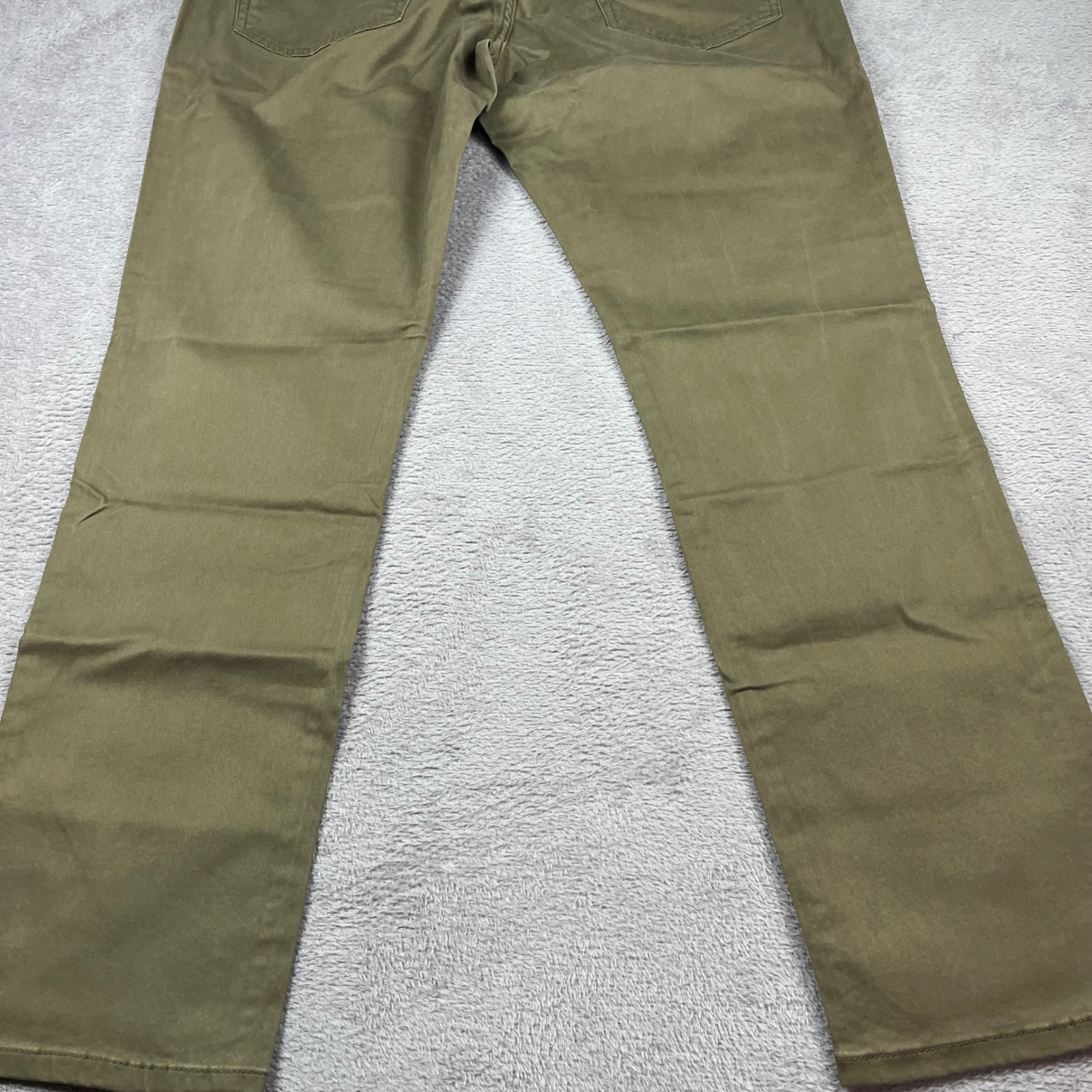 Lucky Brand 410 Athletic Straight Pants Mens 32×30 Olive Brown Advanced Stretch