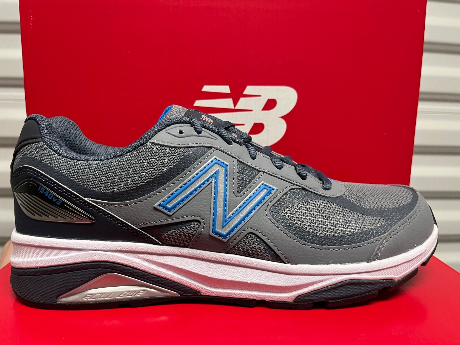 New Balance 1540 v3 Grey Blue 3M Silver Reflective M1540MB3 Running Shoe Trainer