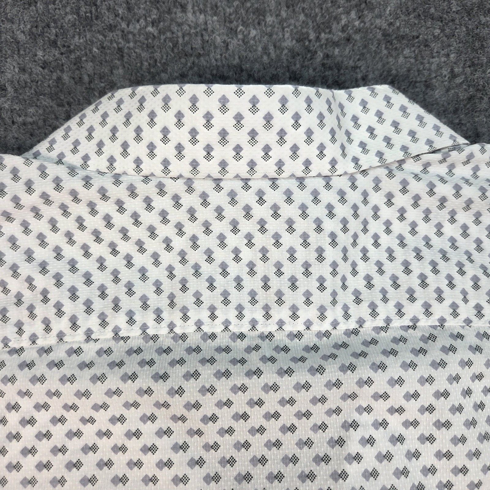 Hart Schaffner Marx Shirt Mens 2XB Big White Button Down Long Sleeve