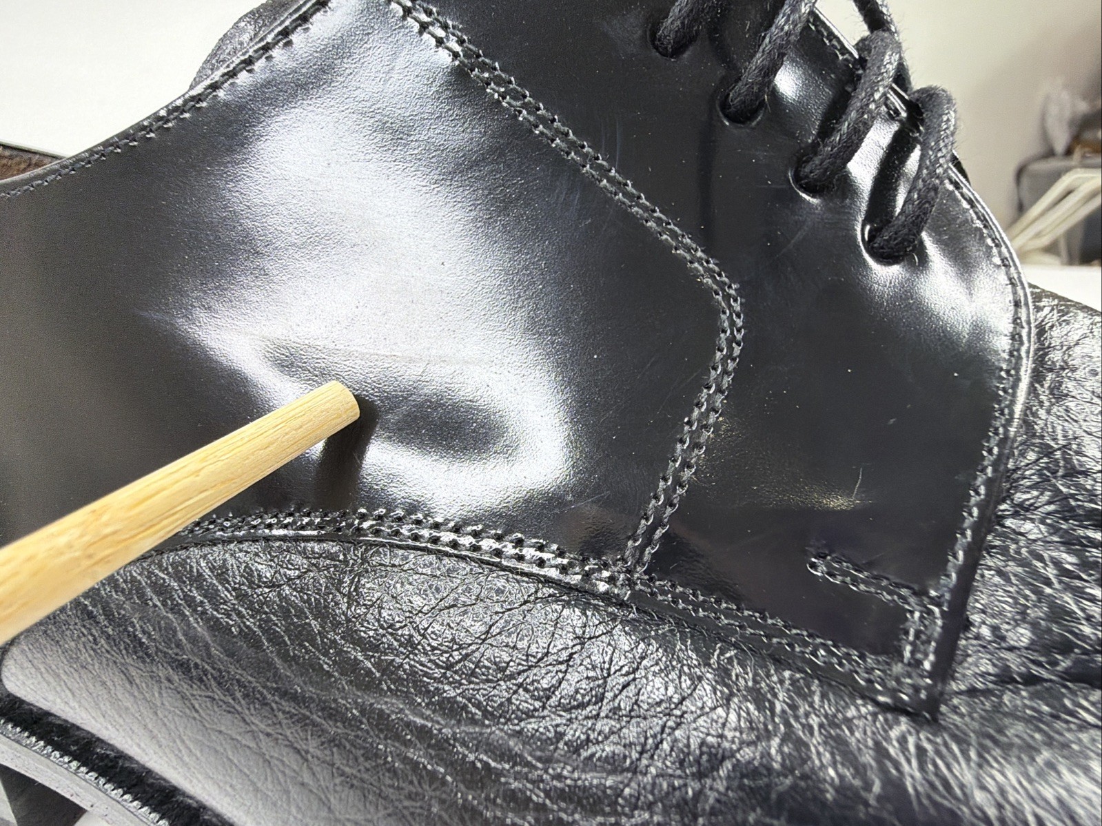 Mezlan Soka Lace-Up Oxford Black Leather Dress Shoes Cap Toe Men’s US M 13