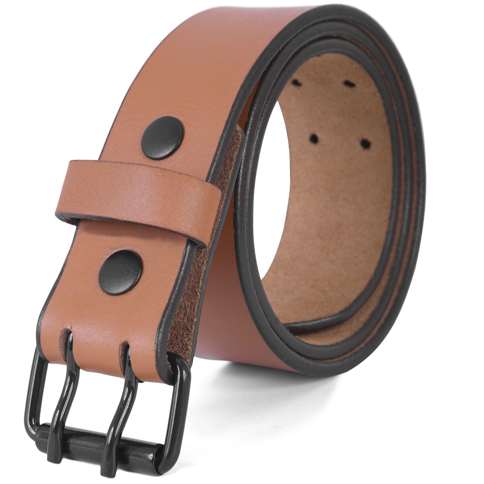 Men’s Real/Genuine Bufflo leather Gun Holster CCW Work belt 1.75″ 45mm Width
