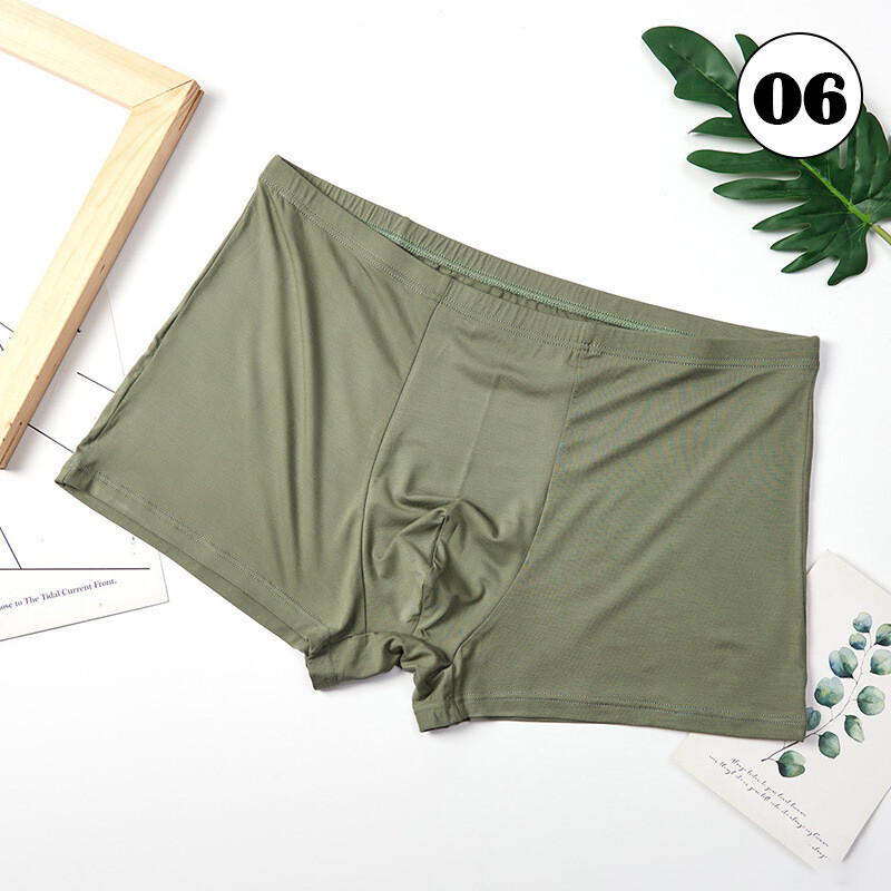 Modal Oversized Men’s Underwear Boxers Breathable Mid Waist L-10XL 40-150kg
