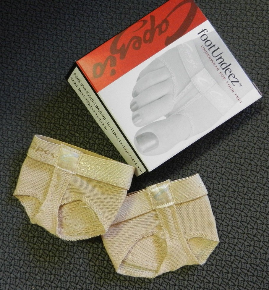 CAPEZIO Footundeez FOOT UNDEEZ NUDE DANCE MODERN LYRICAL H07 Contemporary