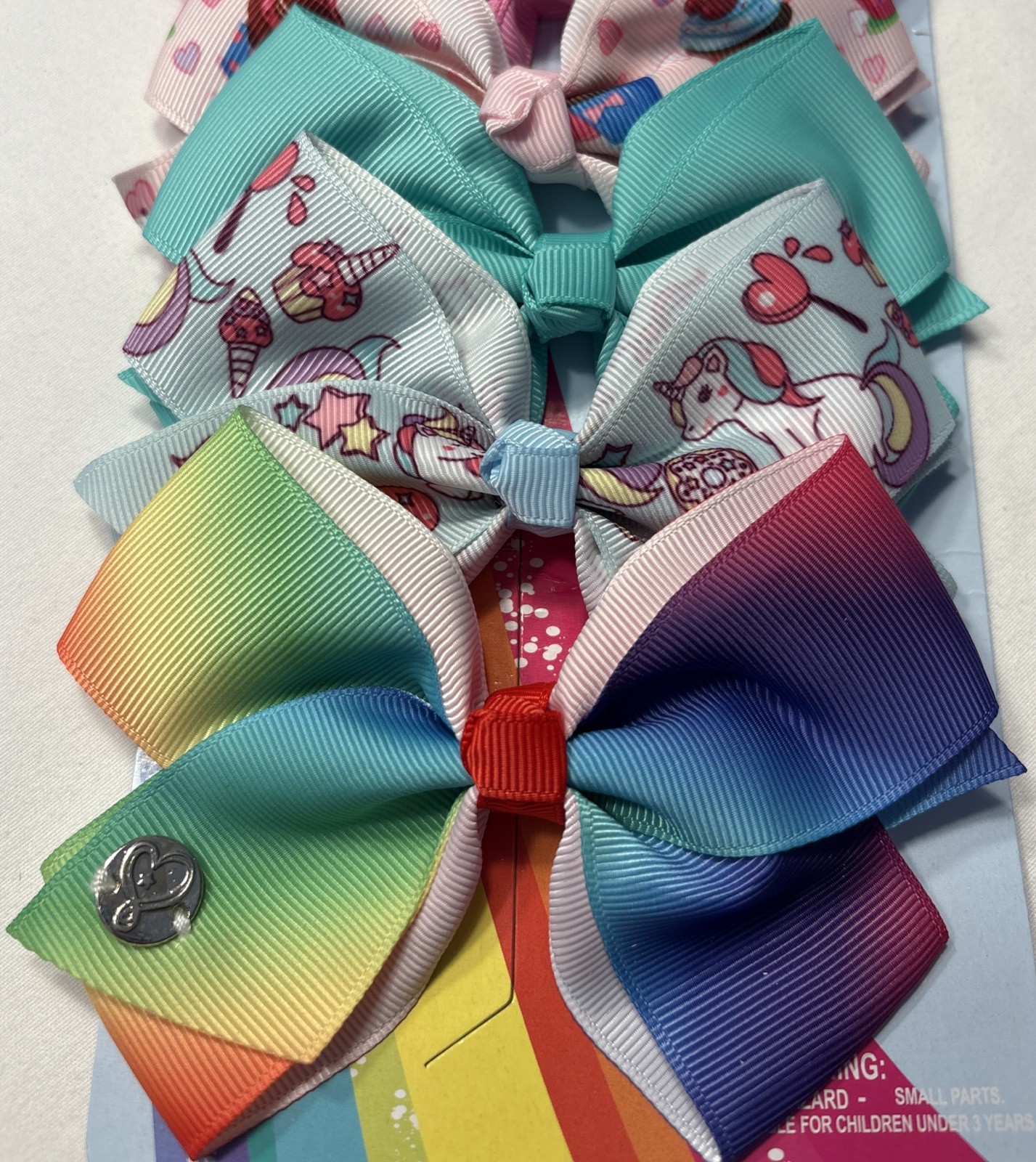 Jojo Siwa 5” Bows 6-pack ✨✨✨Assorted Styles As Shown FREE SHIPPING