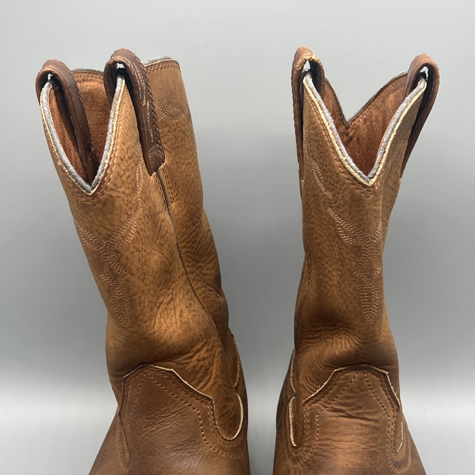 Ariat Heritage Cowboy Boots Western Brown Leather 34725 Mens Size 9.5 EE