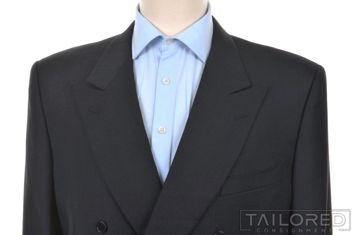 CANALI Solid Blue 100% Reine Mens Blazer Sport Coat Jacket – EU 58 / US 48 S