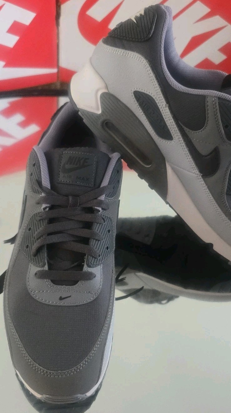 Nike Air Max 90 Grey Black Men’s US 15 Brand New Deadstock OG Box Authentic