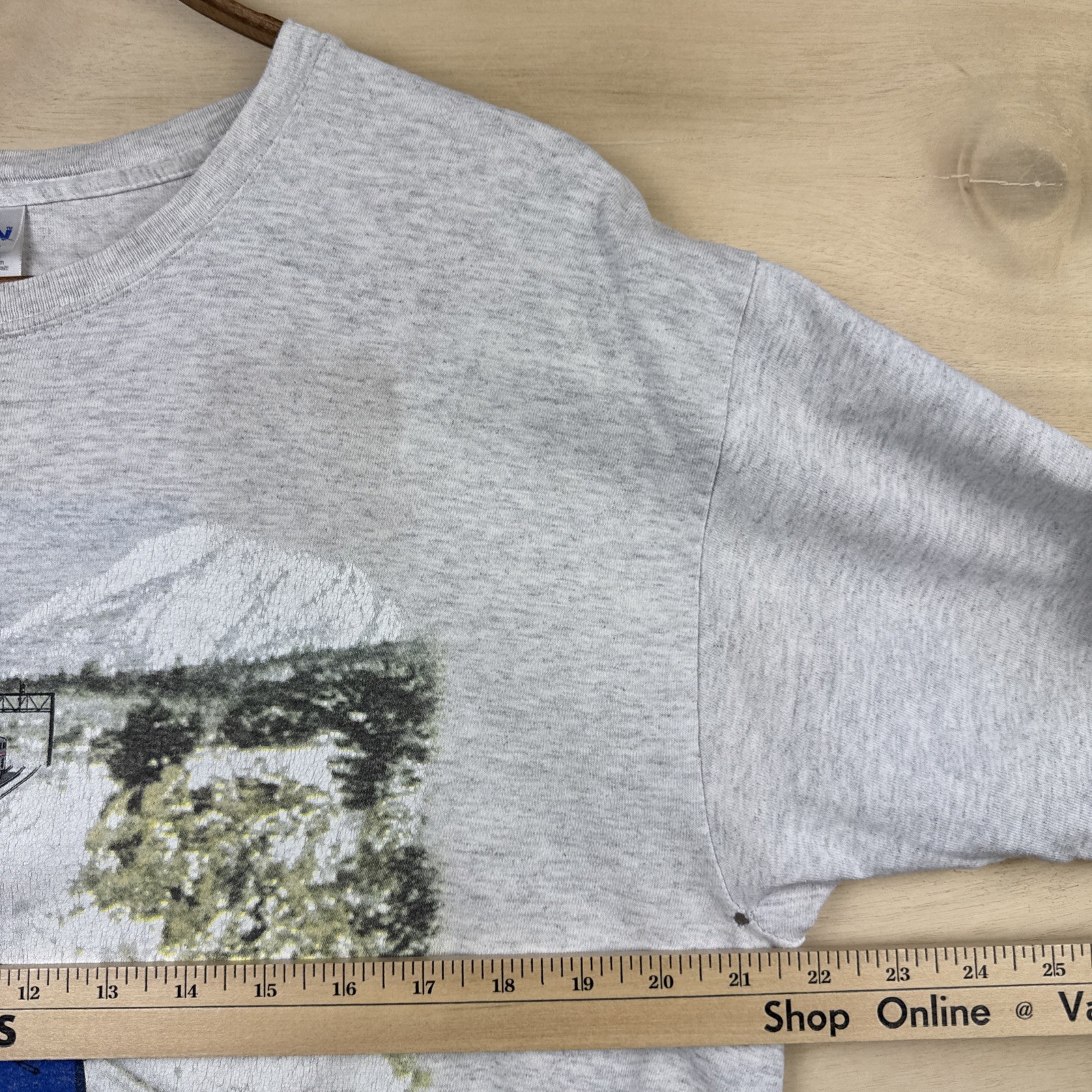 Vintage Amtrak Daylight Sales Train Shirt California USA Sz Large