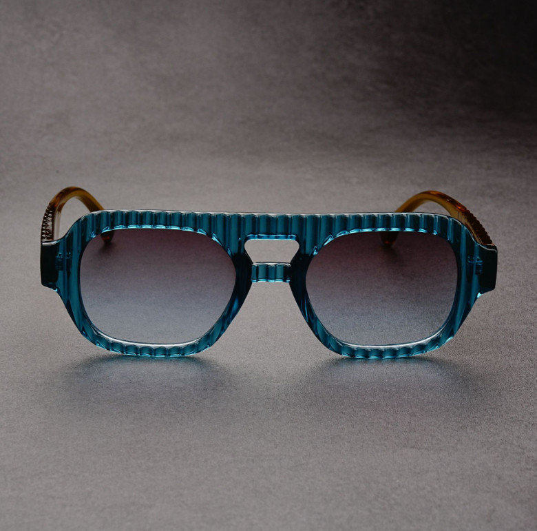 Classic Square Double Bridge Sunglasses Men Women Retro Outdoor Shade Glasses