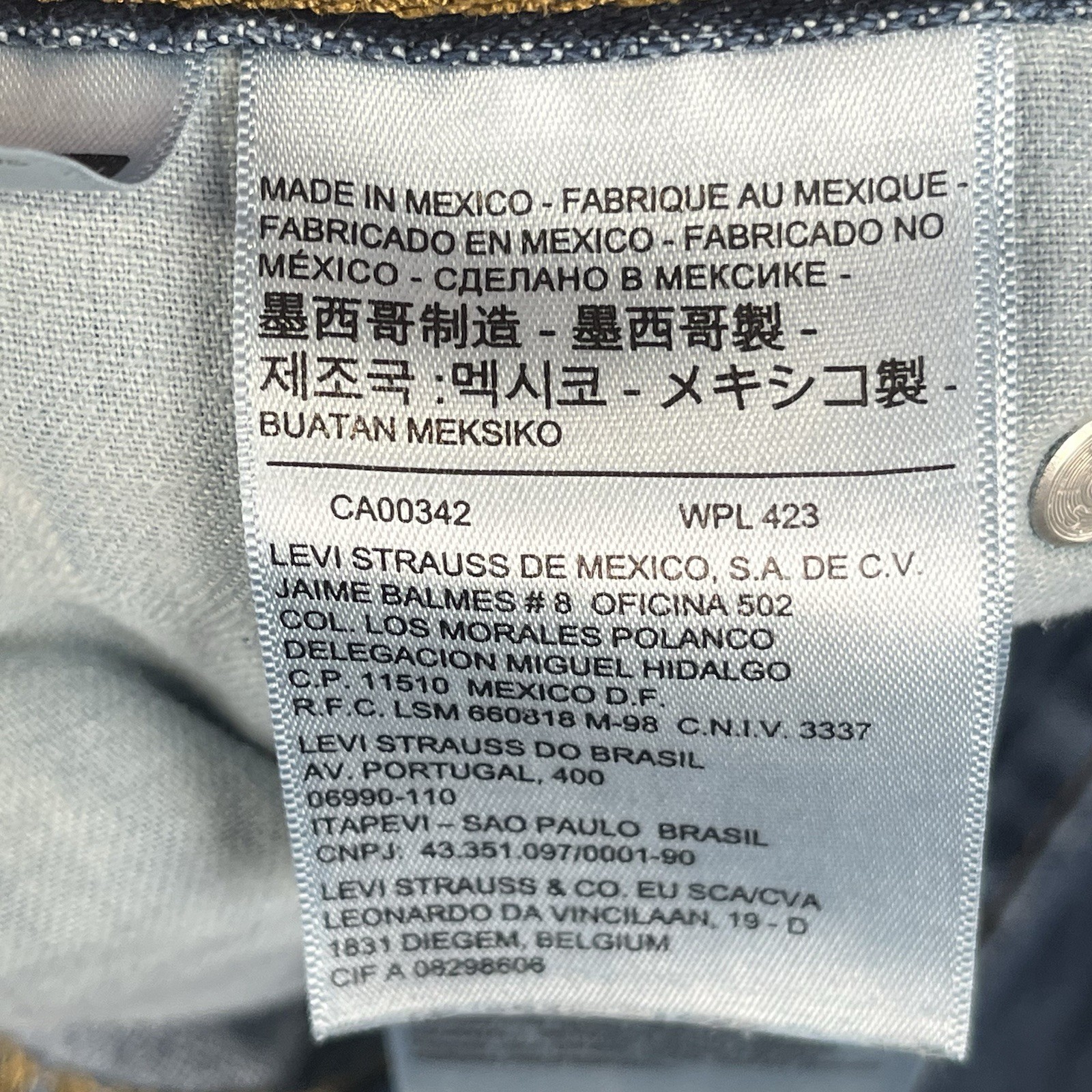 Levis Jeans Mens 36×30* Blue 569 Loose Straight Baggy Grunge Skater Y2K Denim